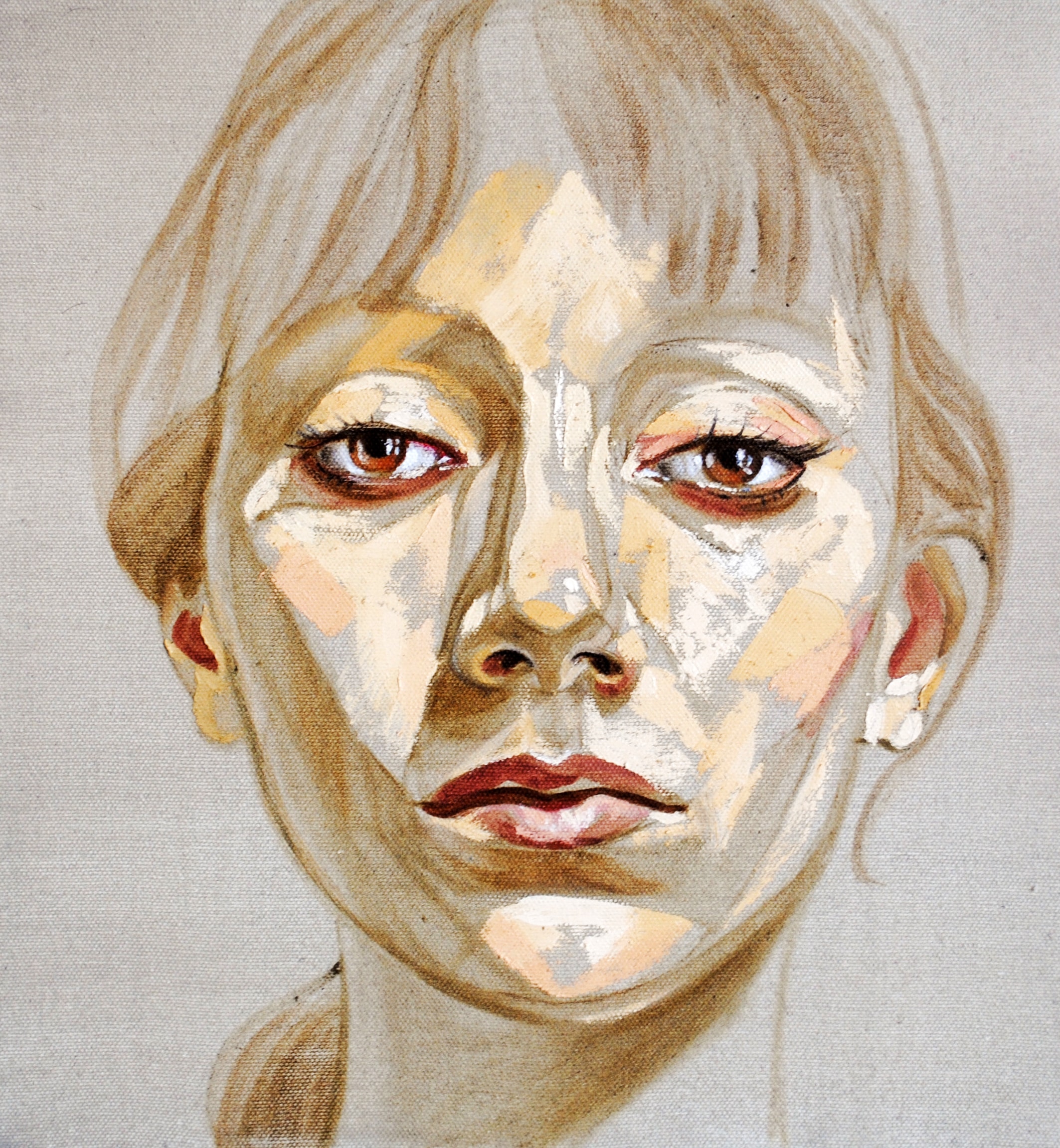 Dopo Freud, 2012, olio su tela, cm 35×33.